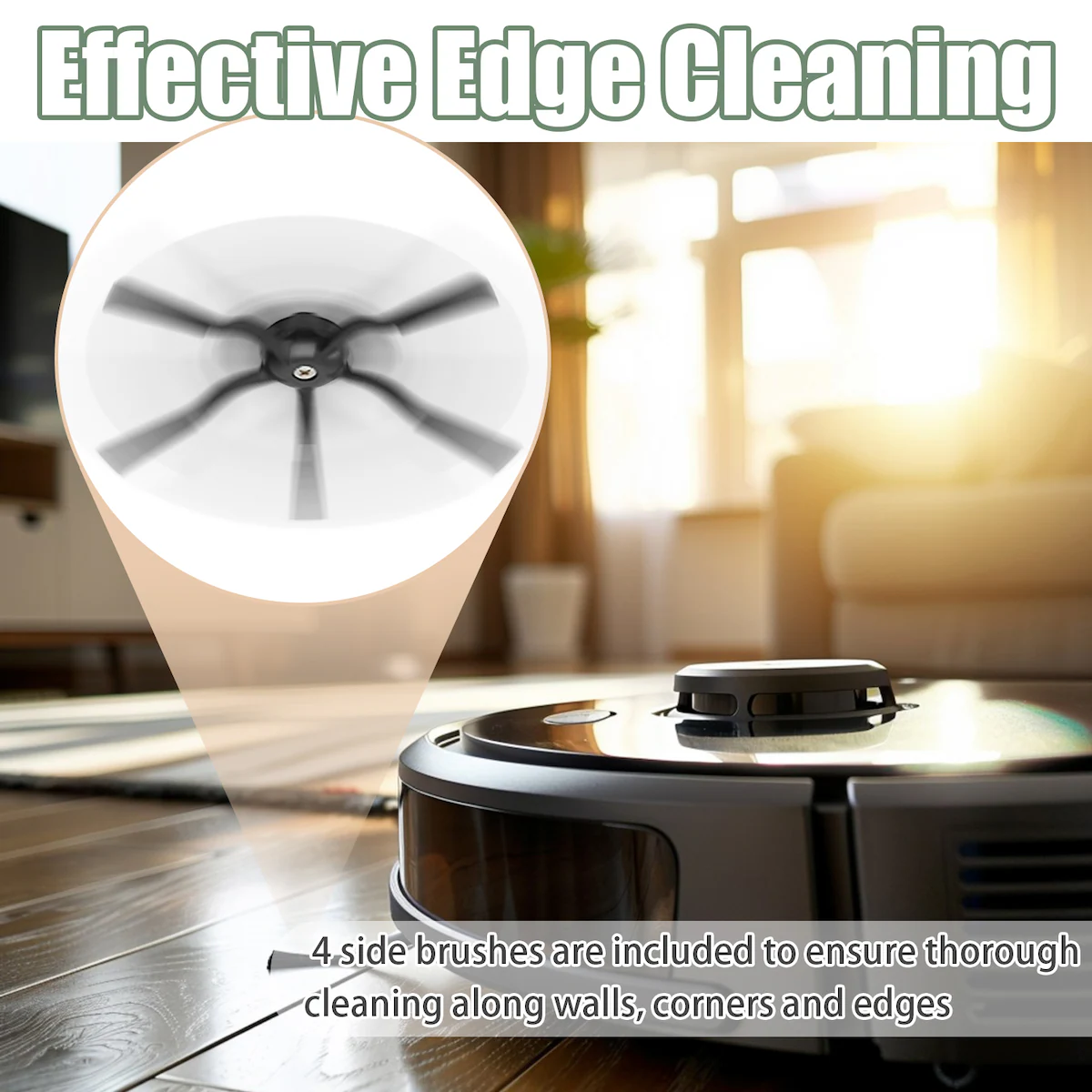 Erstatning i 13 deler for Xiaomi Roborock S6 / S60 / S65 / S5 / MAX / MAXV