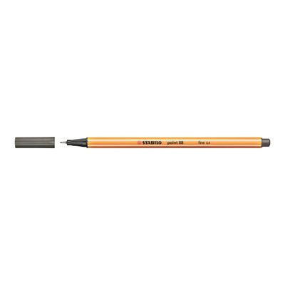 STABILO Point 88 - Feutre fin - 0.4 mm - gris foncé