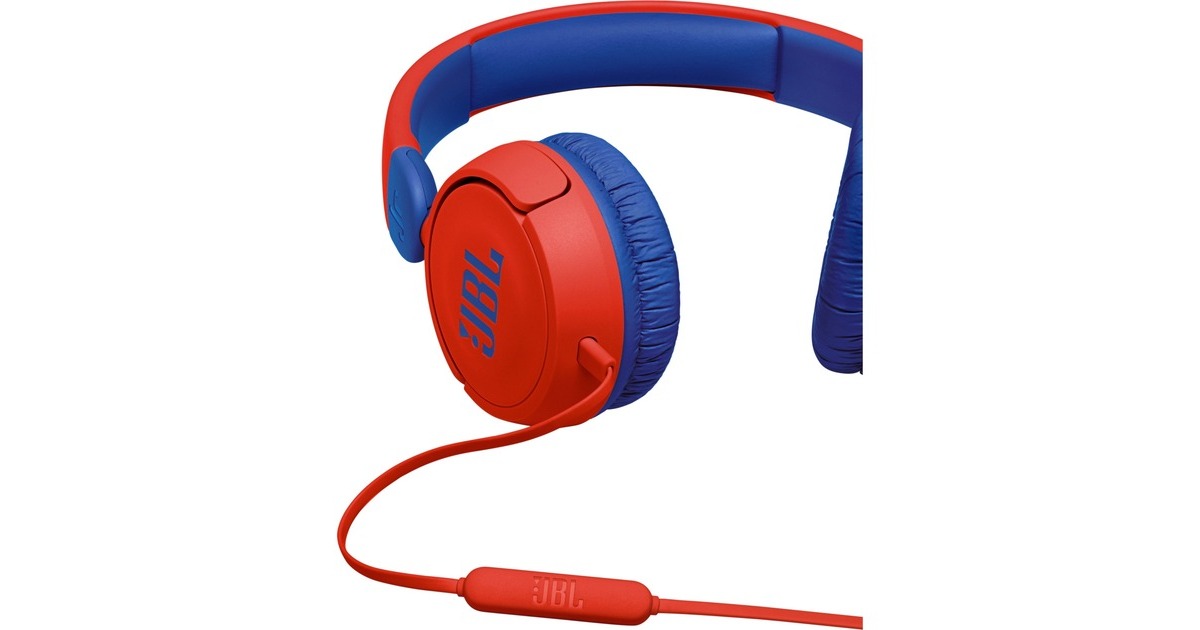 JBLJR310 on-ear hoofdtelefoon  (Rood/donkerblauw)
