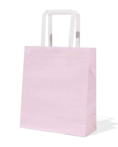 6 sacs cadeaux en papier 21x18x8 uni