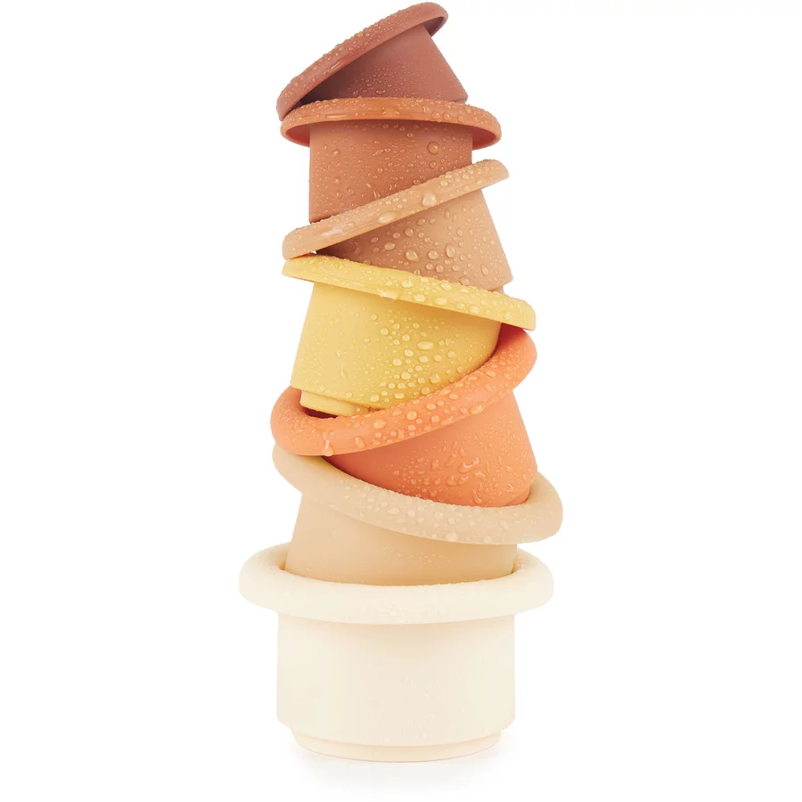 bieco Silikon Stapelbecher Chocolate Bliss