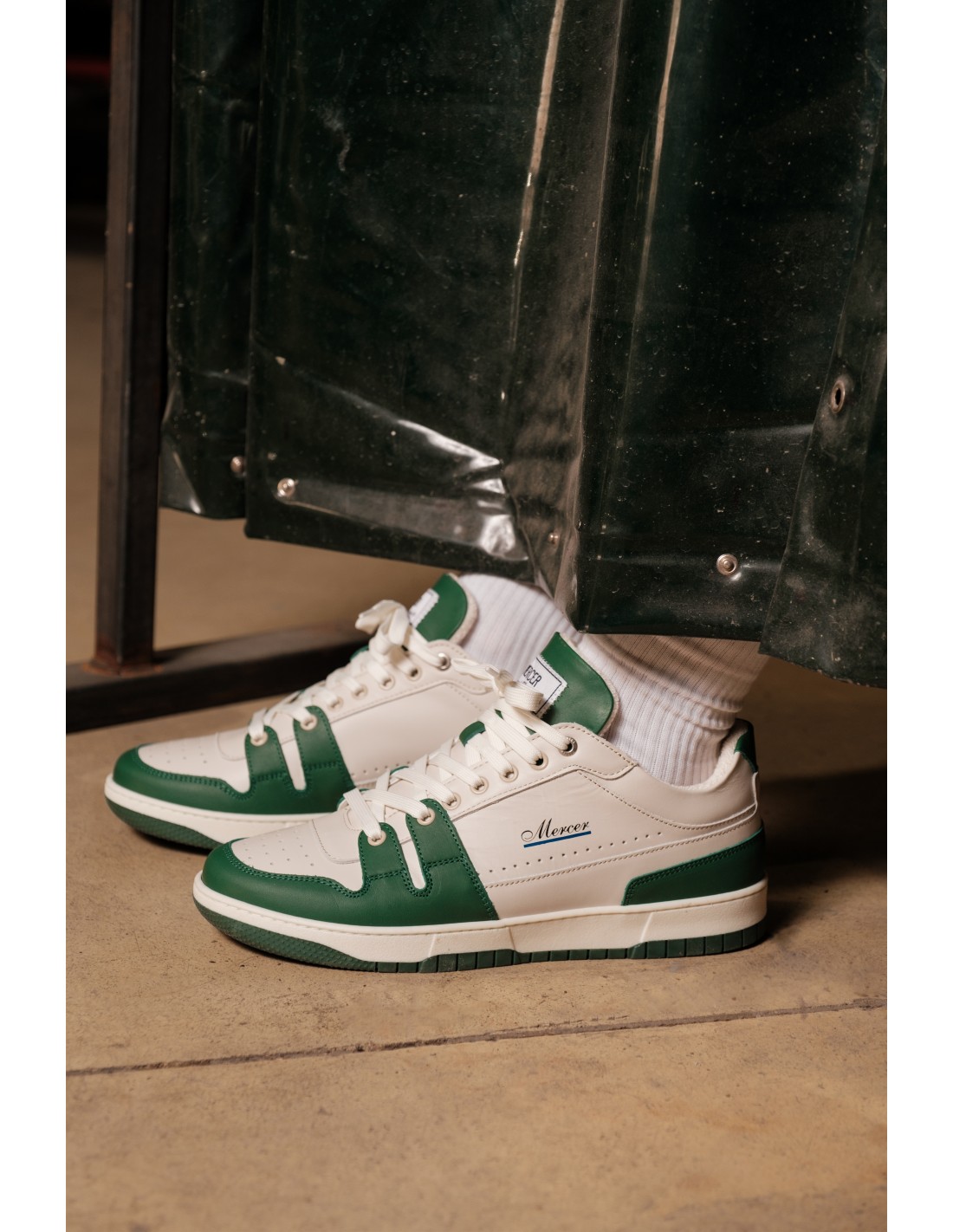 mercer Baskets de ville homme the brooklyn white vert