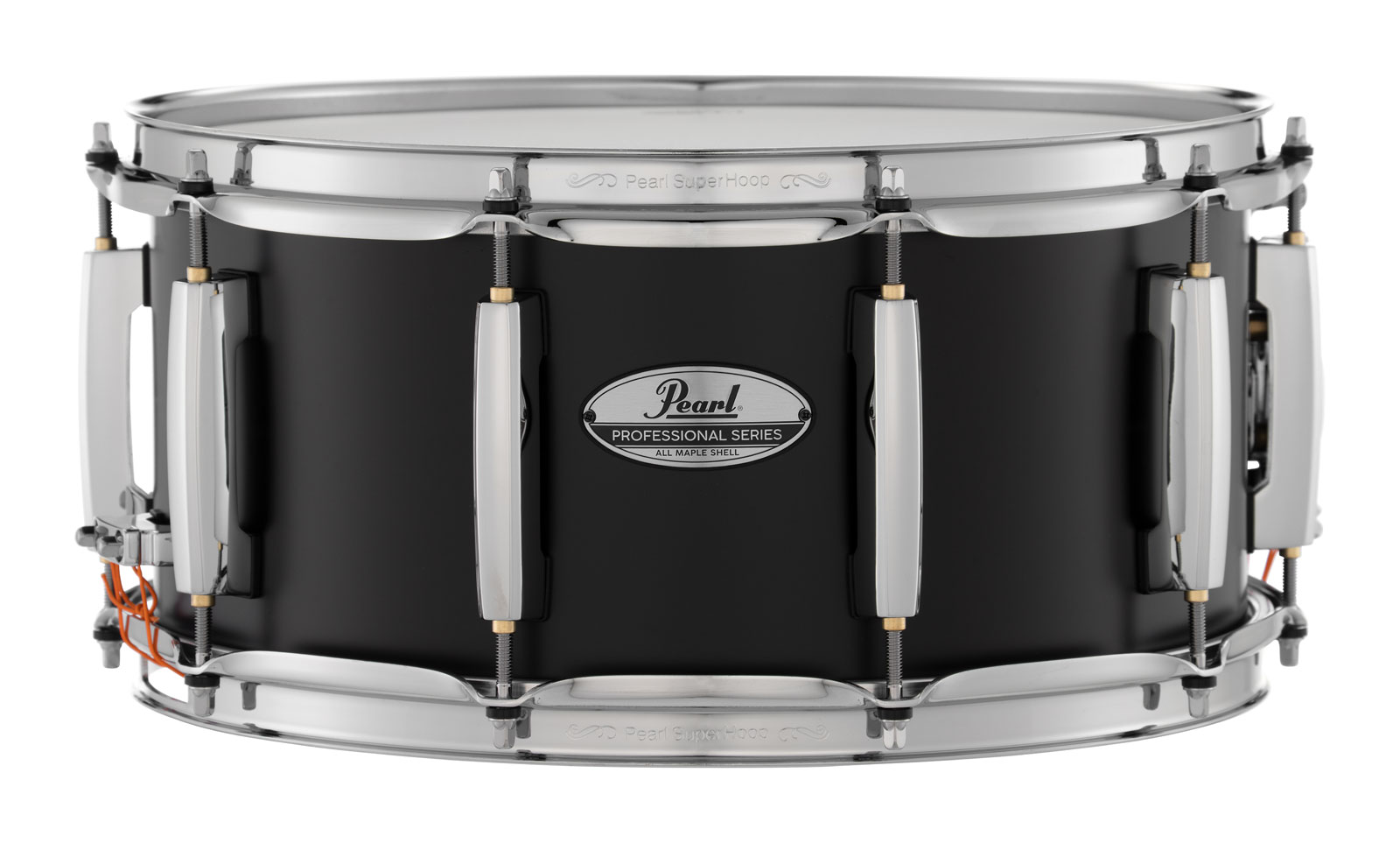Pearl Drums Pmx Professional Maple 14 X 6,5" Matte Caviar Black - Futs bois