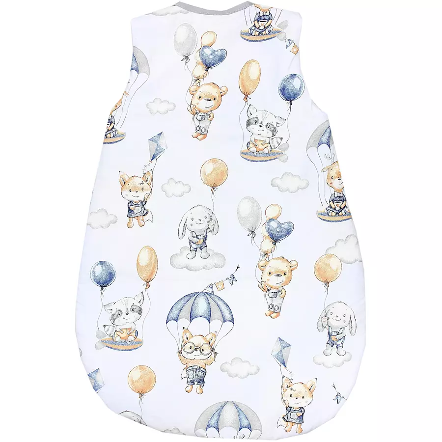 TupTam Baby Ganzjahres Schlafsack Ärmellos Wattiert blaubraun