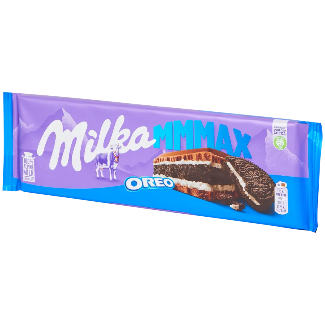 Tablette de chocolat Milka MMMAX Oreo