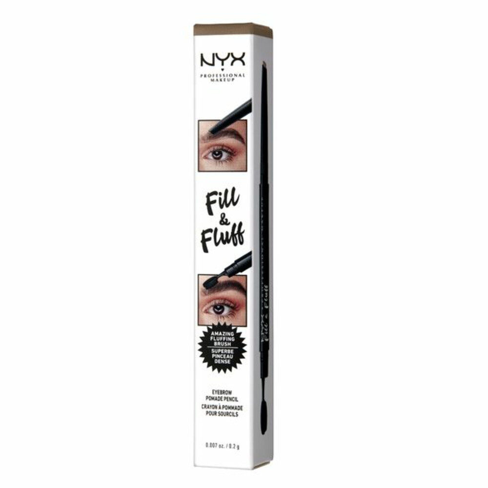 NYX Fill & Fluff Wenkbrauw Pomade Potlood Taupe0.2 gr