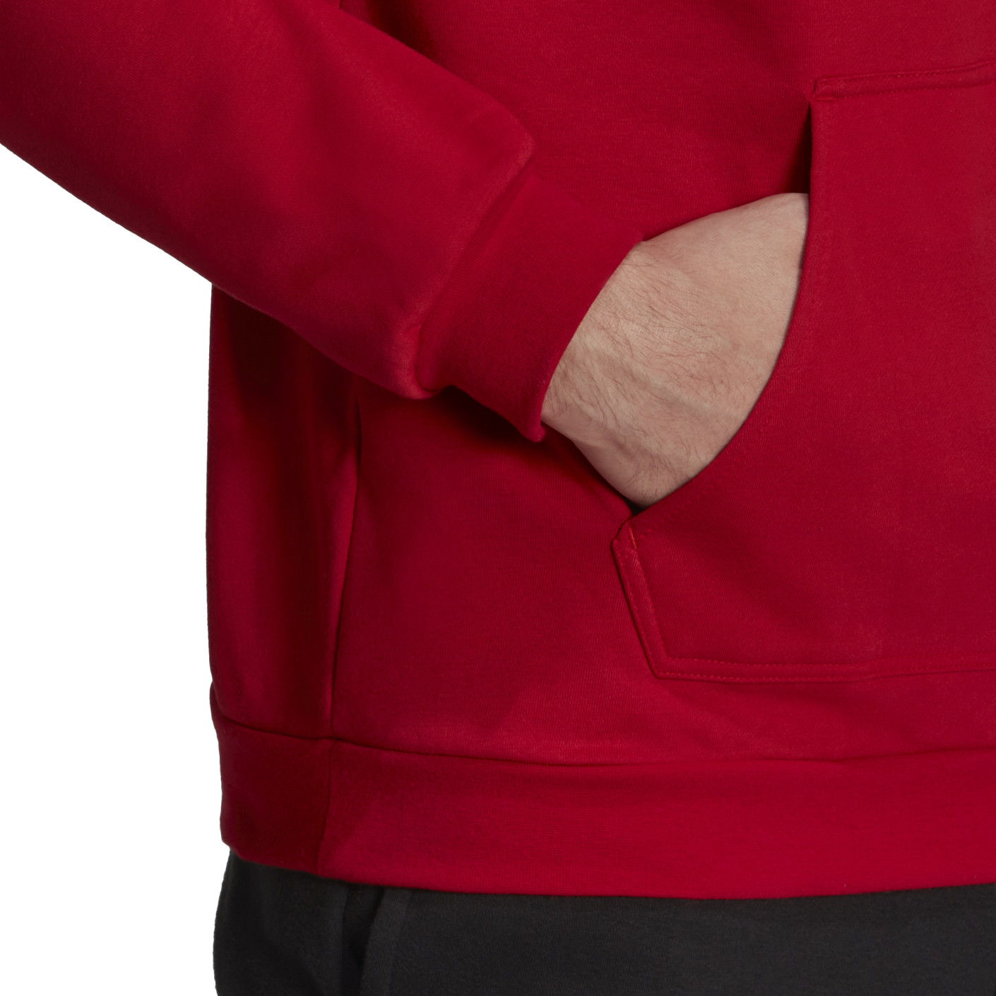 Adidas Entrada 22 Sweat Hoodie Rood Wit