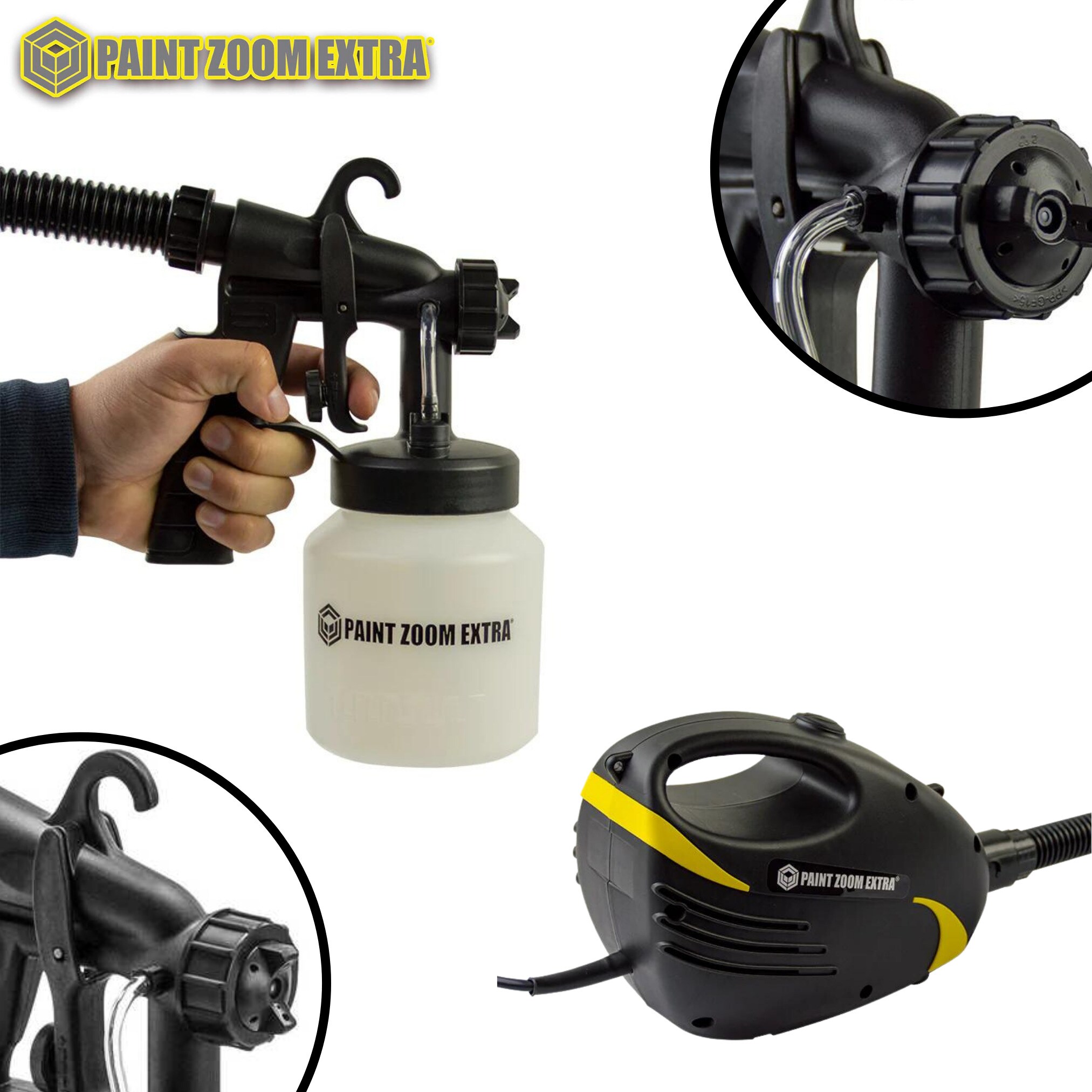 Best Direct® Farbsprühsystem, Farbsprühpistole, Farbsprühgerät Paint Zoom Extra