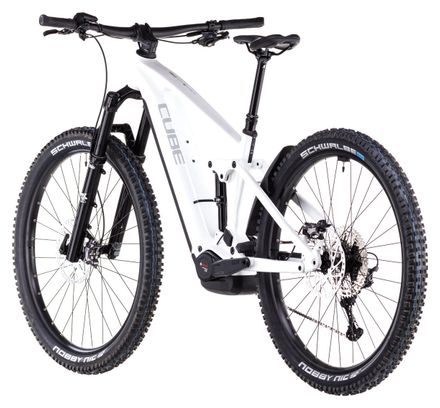 VTT Électrique Tout-Suspendu Cube Stereo Hybrid One44 EXC 800 Shimano Deore XT 12V 800 Wh 29'' Blanc Marble 2025
