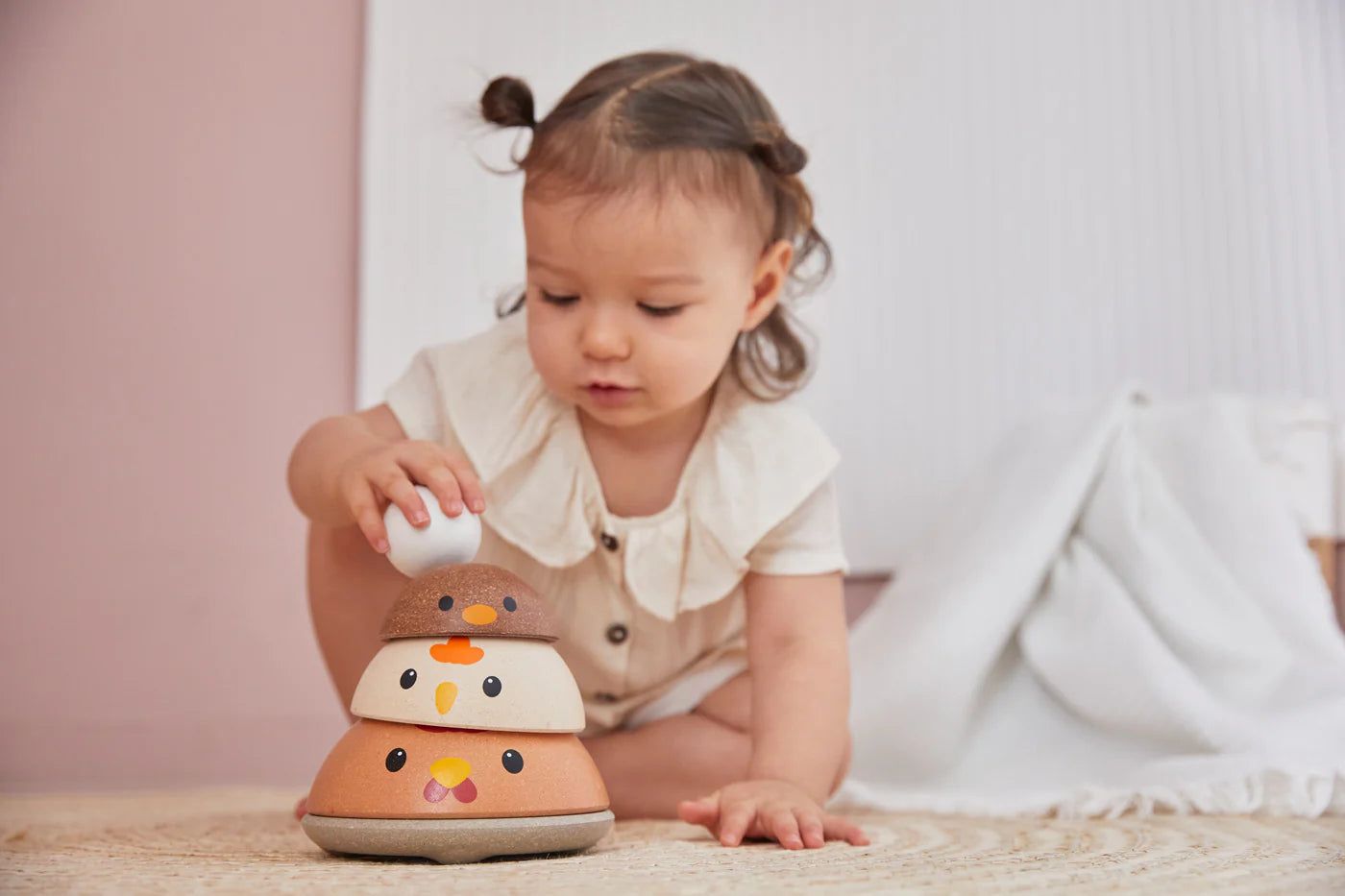 Plantoys Stapelturm Huhn