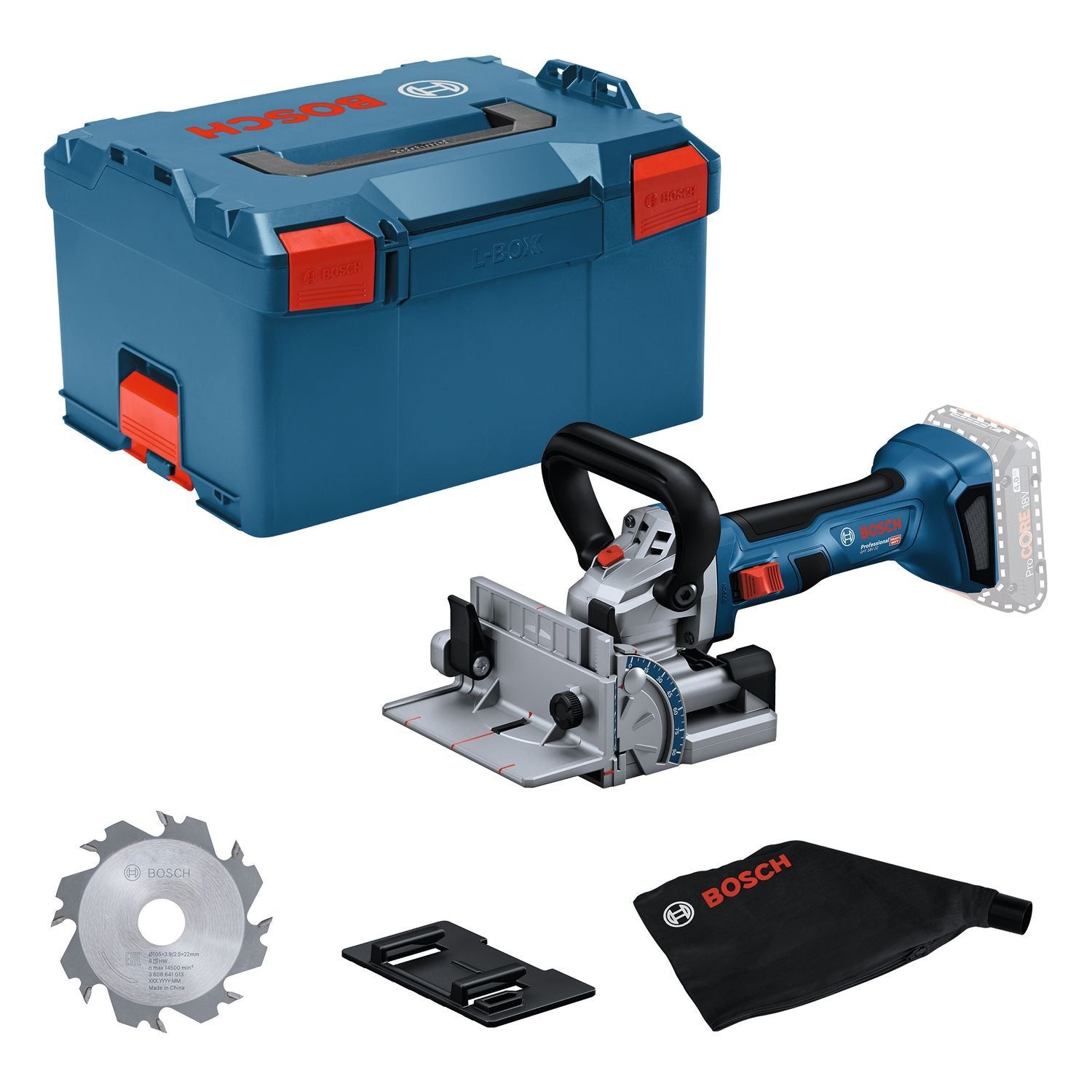 Bosch Professional GFF 18V-22 Accu lamellenfrees 18V Basic Body in L-Boxx - 0601620101