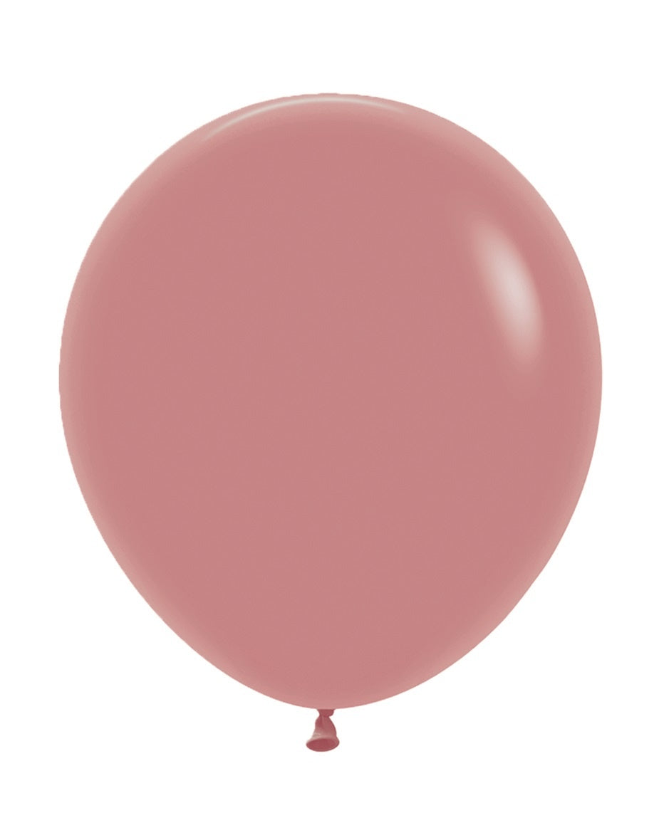 Ballonnen Rosewood 45cm 25st