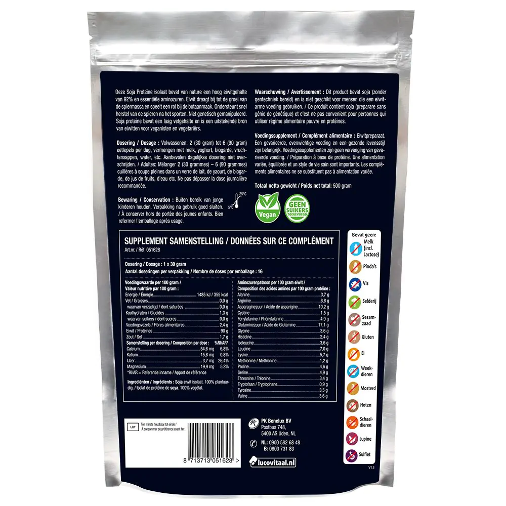 Premium Proteïne Poeder - Eiwitshake 500 gram
