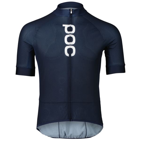 Maillot vélo POC M'S ESSENTIAL ROAD LOGO JERSEY TURMALINE NAVY