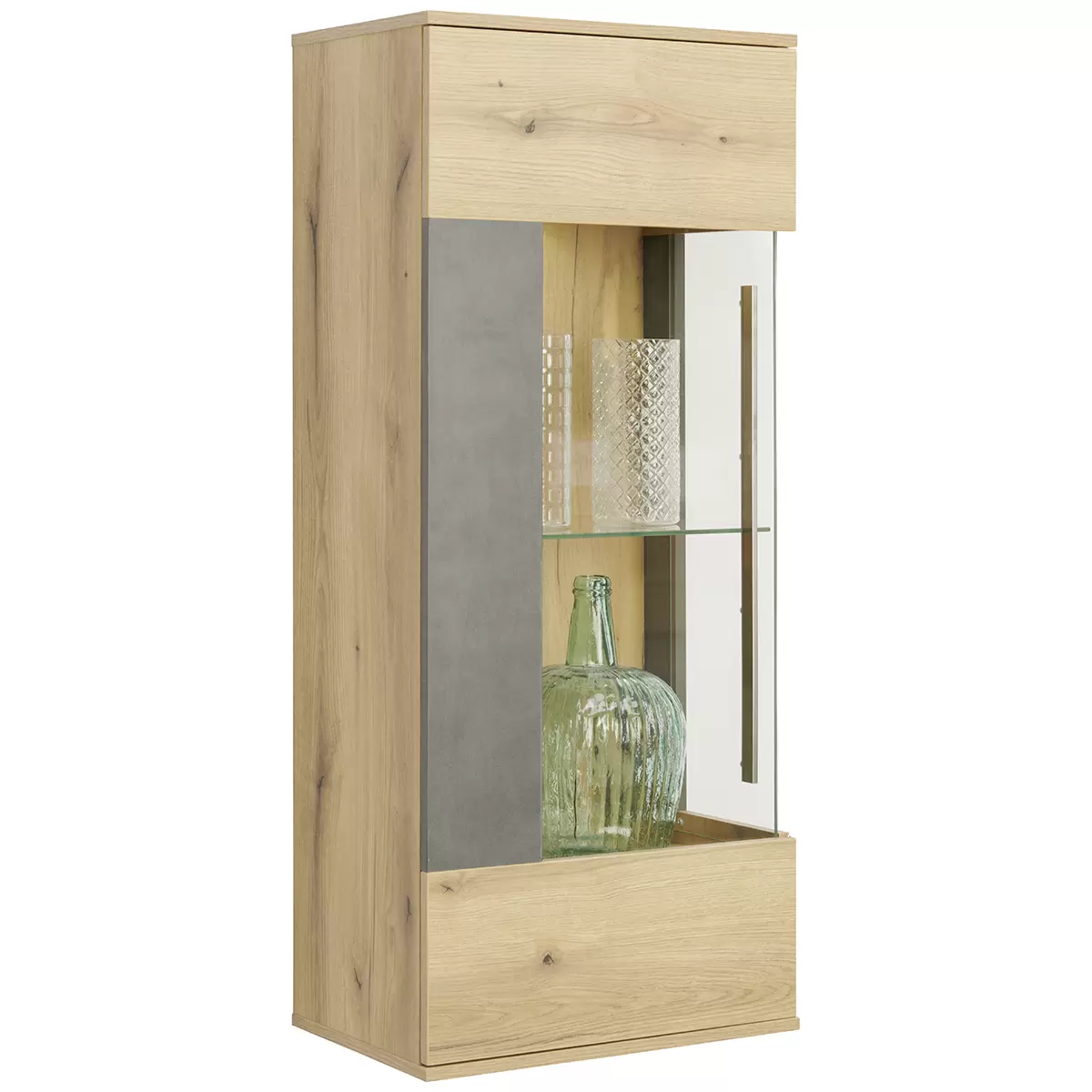 Hängevitrine Limit braun,anthrazit