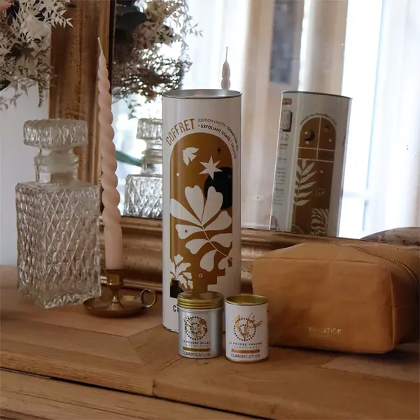 Kit de presente Clarification Natural Skincare Powder - Edição Limitada