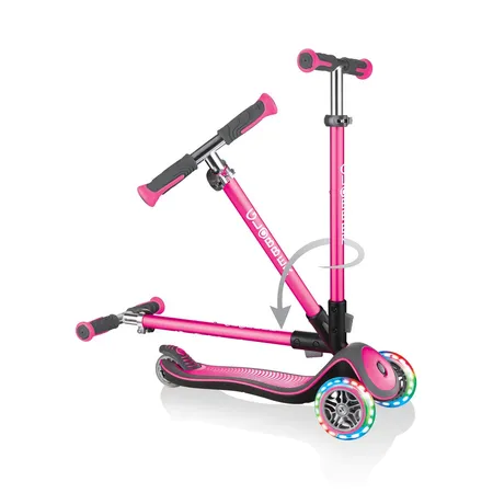 Authentic Sports GLOBBER Elite Deluxe Leuchtrollen, pink