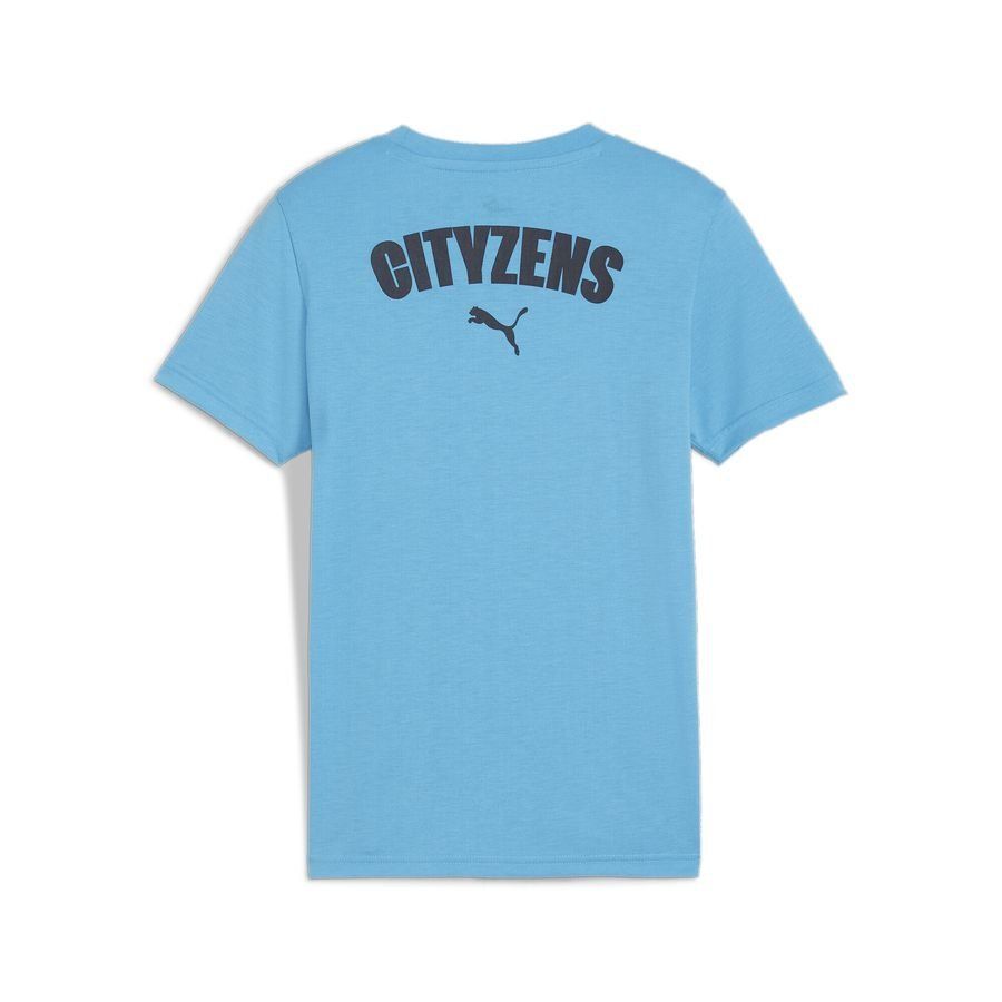 Manchester City T-Shirt Casuals - Magic Blue/Bleu Marine Enfant