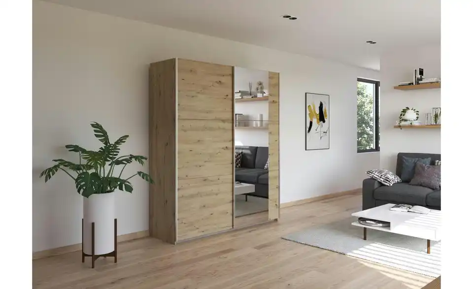 Schwebetürenschrank 175 cm