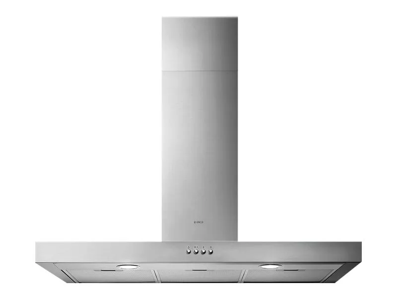 Elica Spot NG H6 IX/A/90 - Hætte - skorsten flad - bredde: 89.8 cm - dybde: 45 cm - udtrækning og recirkulation (-) - rustfrit stål