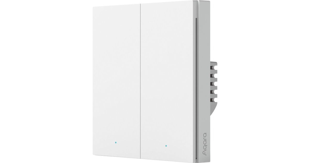 AqaraSmart Wall Switch - Double rocker (With Neutral) knop  (Wit)