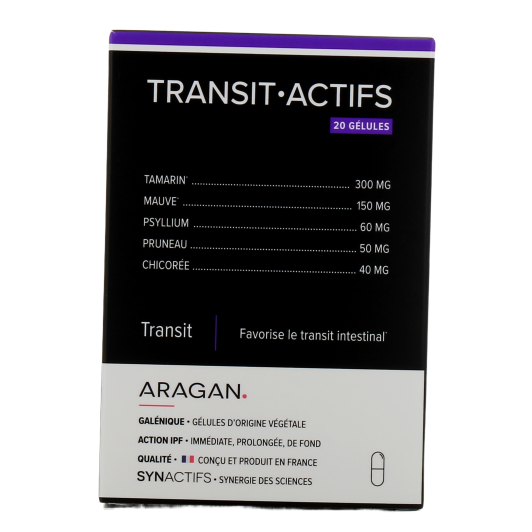 Synactifs Transit Actifs : plantes pour le transit intestinal