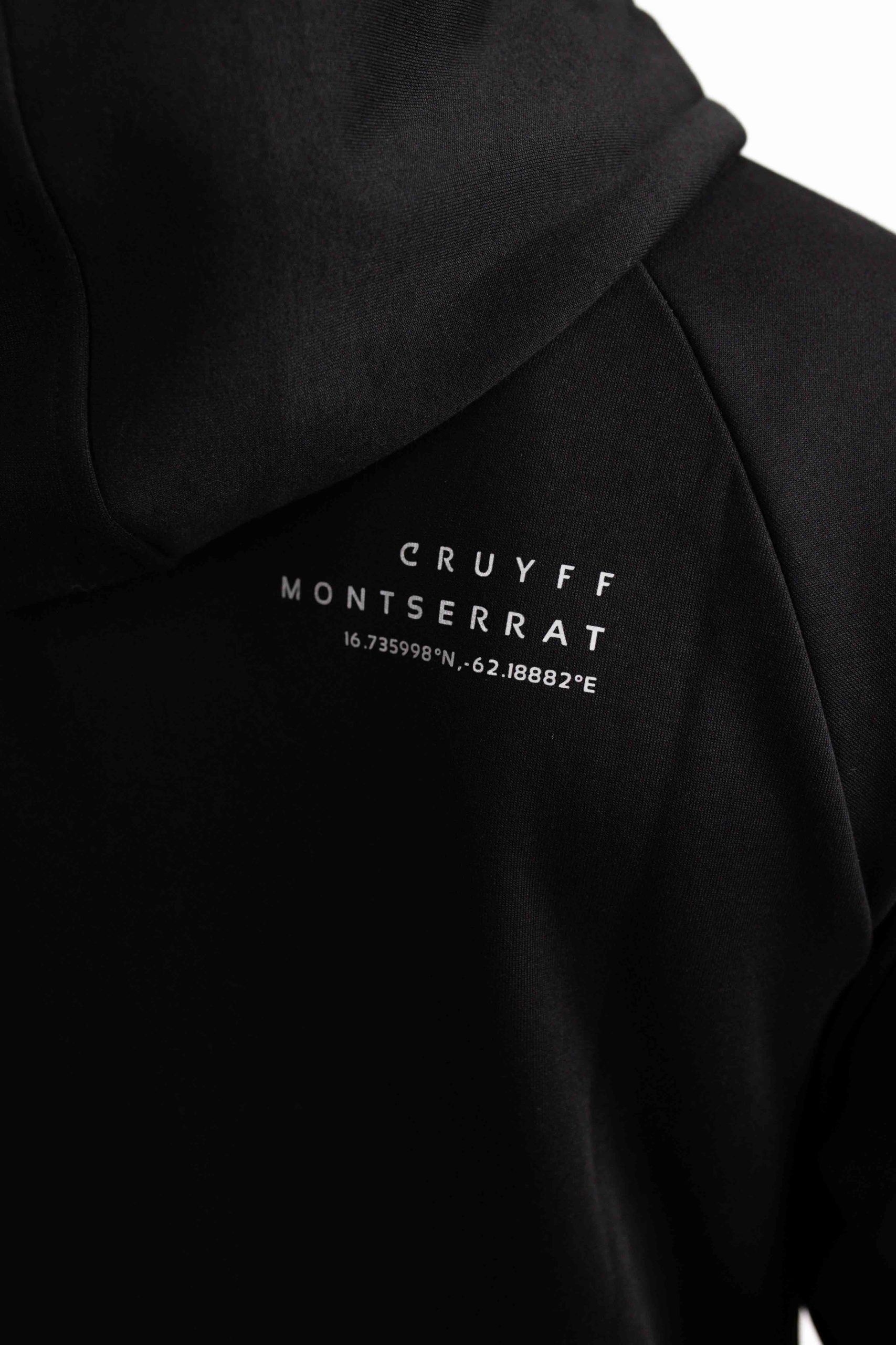 Cruyff Montserrat Mantel Hoodie Heren Zwart