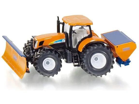 Siku 1:50 Tractor With Plough And Salt Spreader