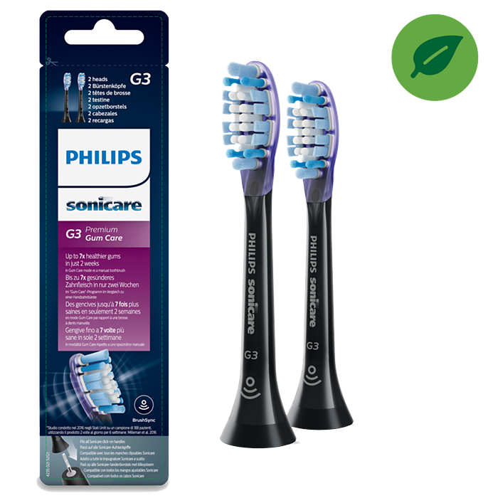 Philips - Sonicare G3 Premium Udskiftningshoveder 2 Pak (HX9052/33)