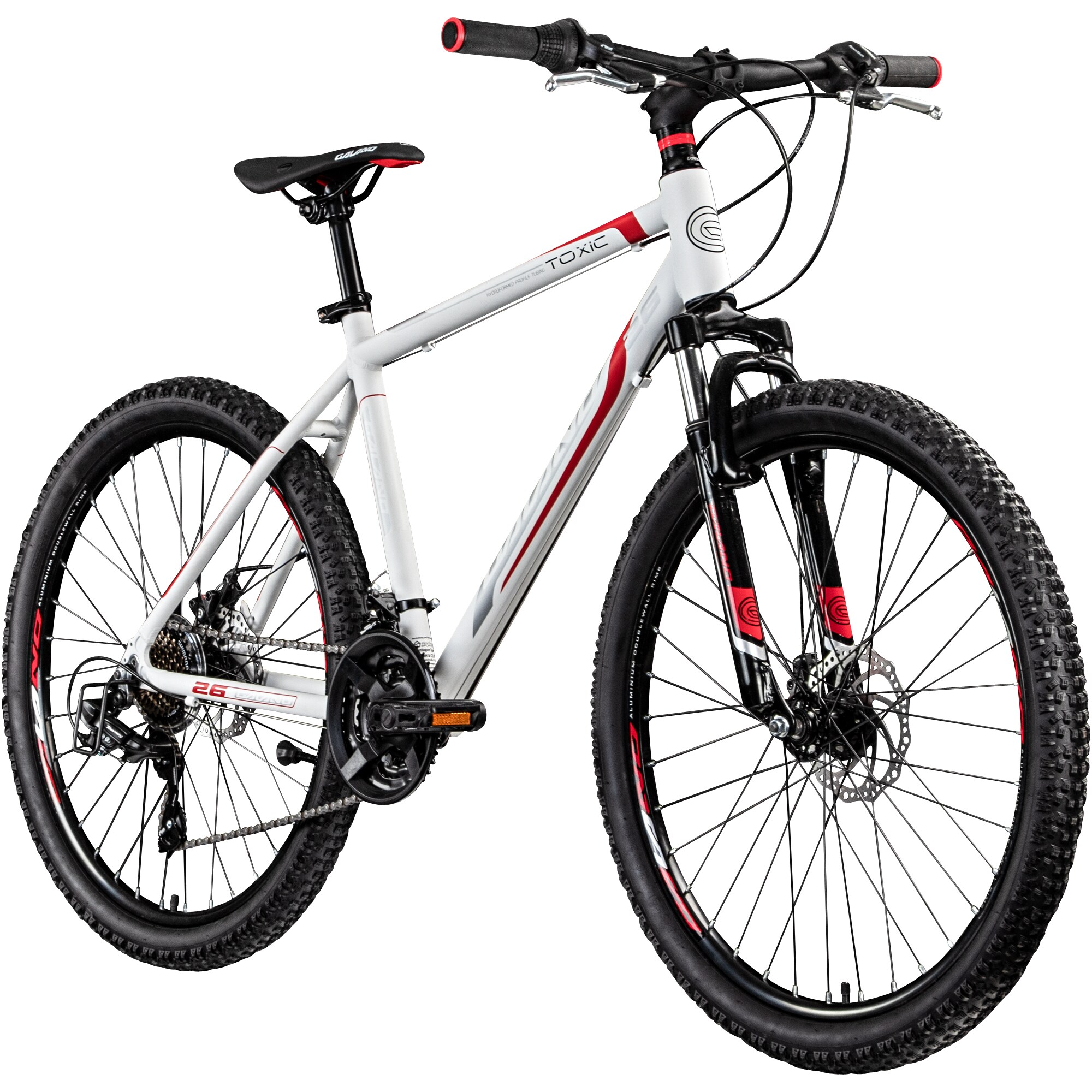 Galano Toxic 26 Zoll Mountainbike 145 - 185 cm MTB Hardtail Fahrrad 21 Gänge Scheibenbremsen Damen Herren Jugendliche unisex