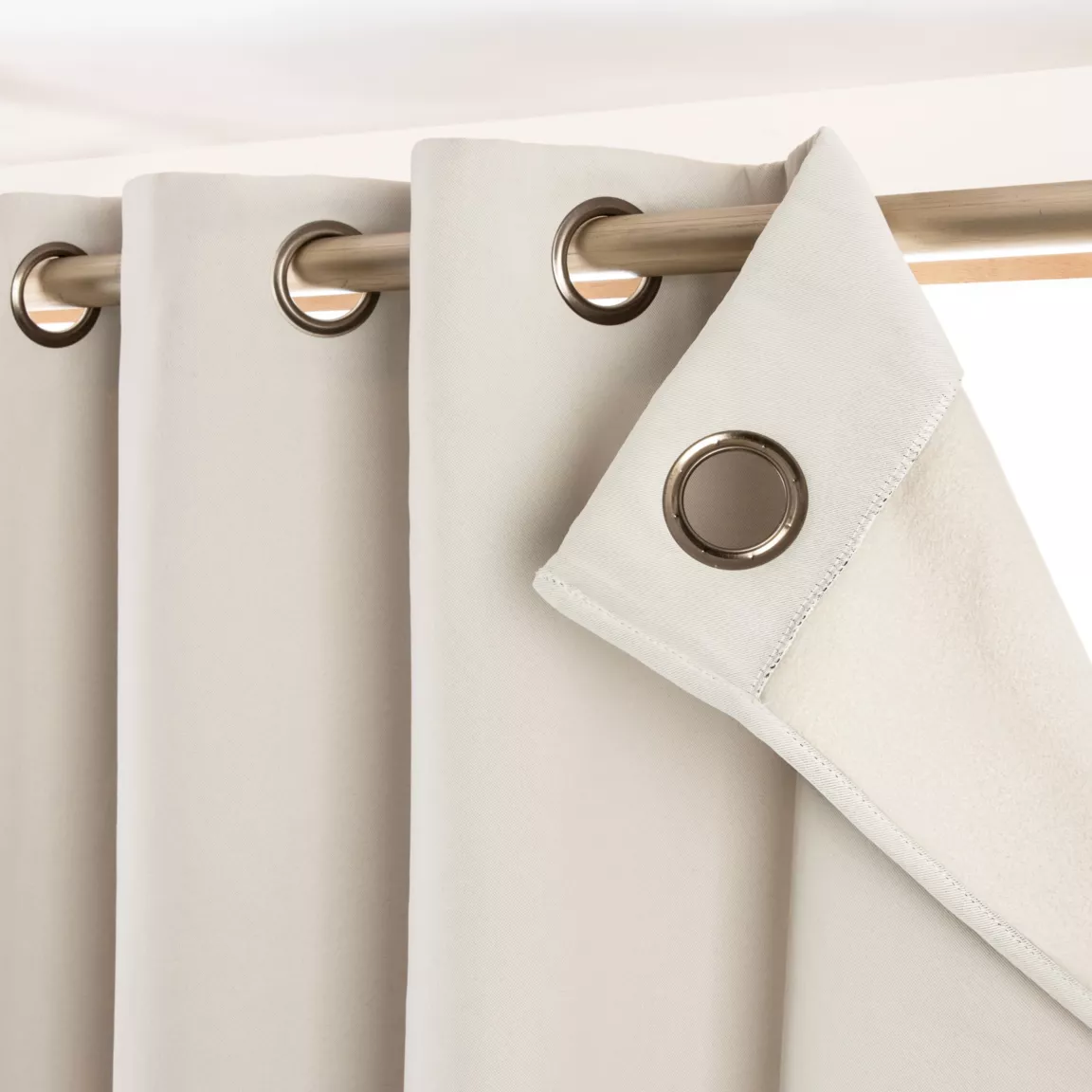 Rideau obscurcissant thermique (140 x 240 cm) Calore Beige