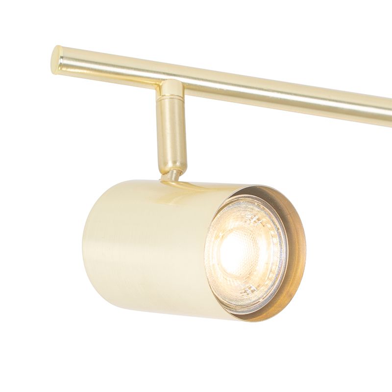 Moderne plafondlamp messing 3-lichts verstelbaar - Jeana
