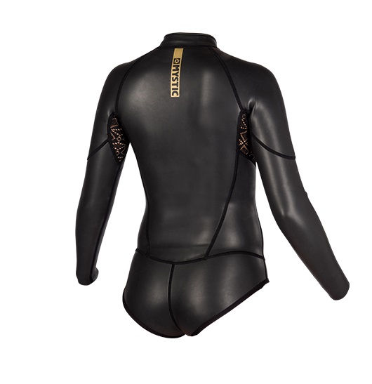 Mystic Diva Black Series Longarm Shorty 3/2mm Fzip Black