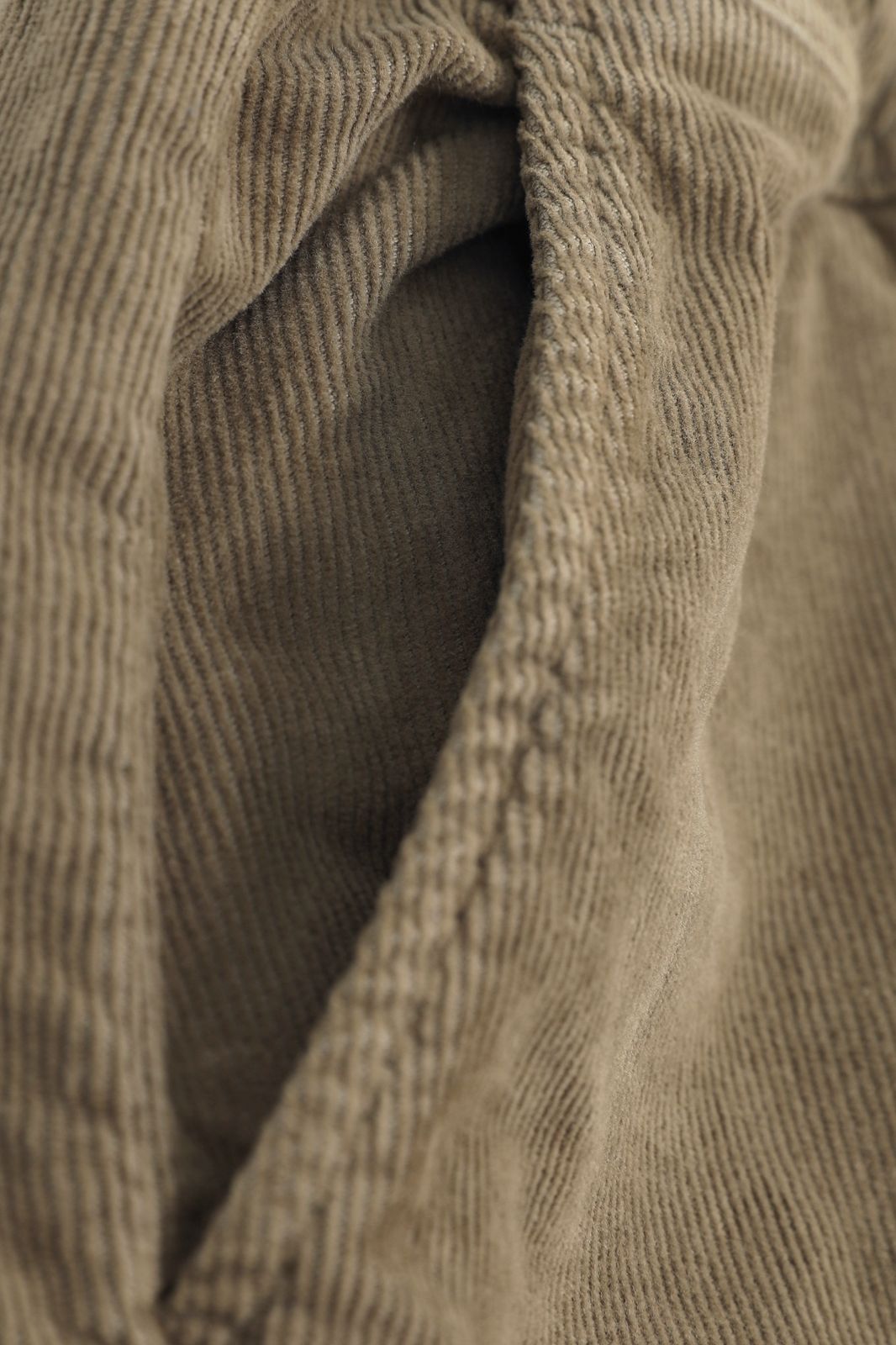 Groene katoenen rib chino shorts