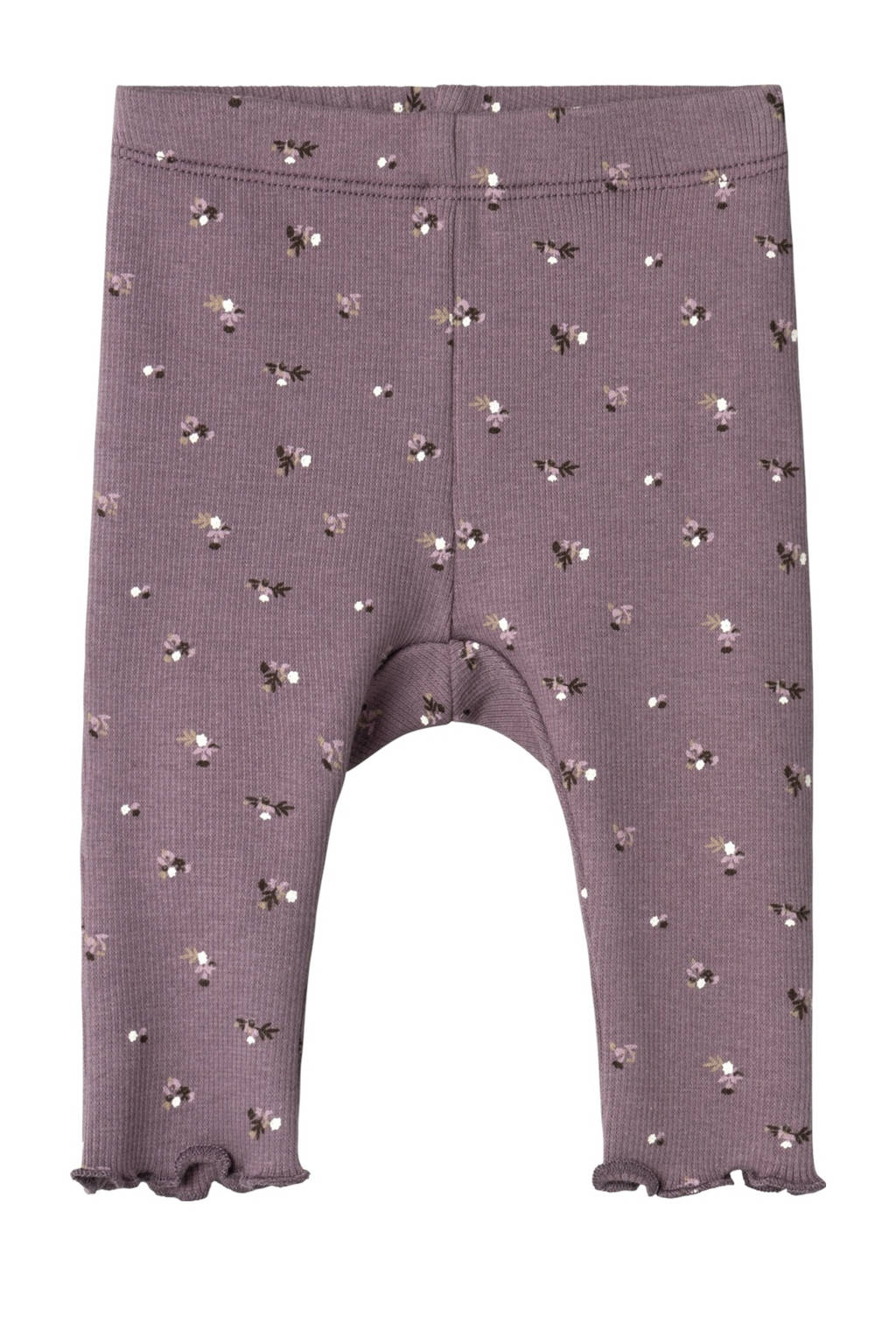 NAME IT baby legging NBFOLINNE met all over print mauve
