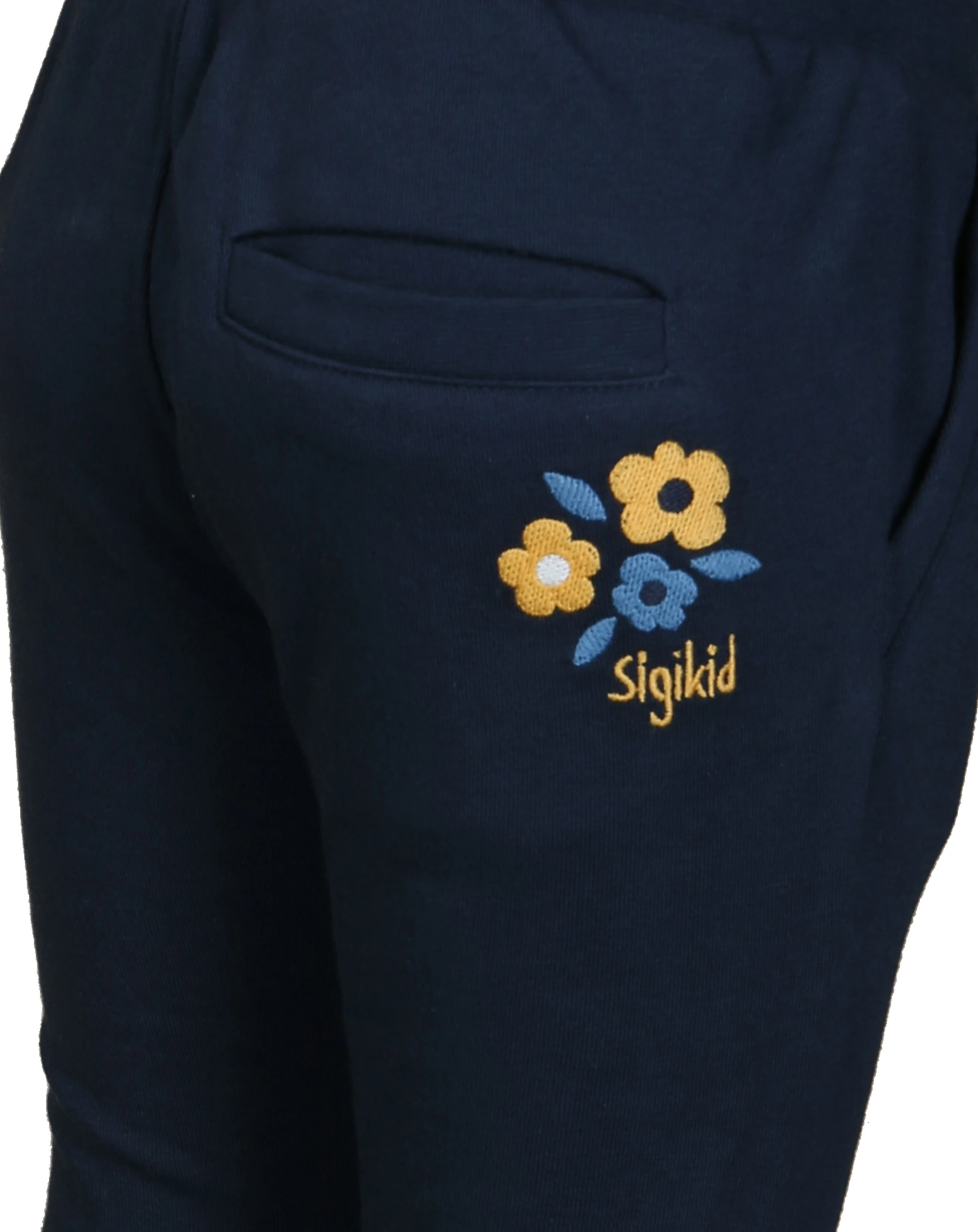 Sweathose FLOWER POCKET in dunkelblau