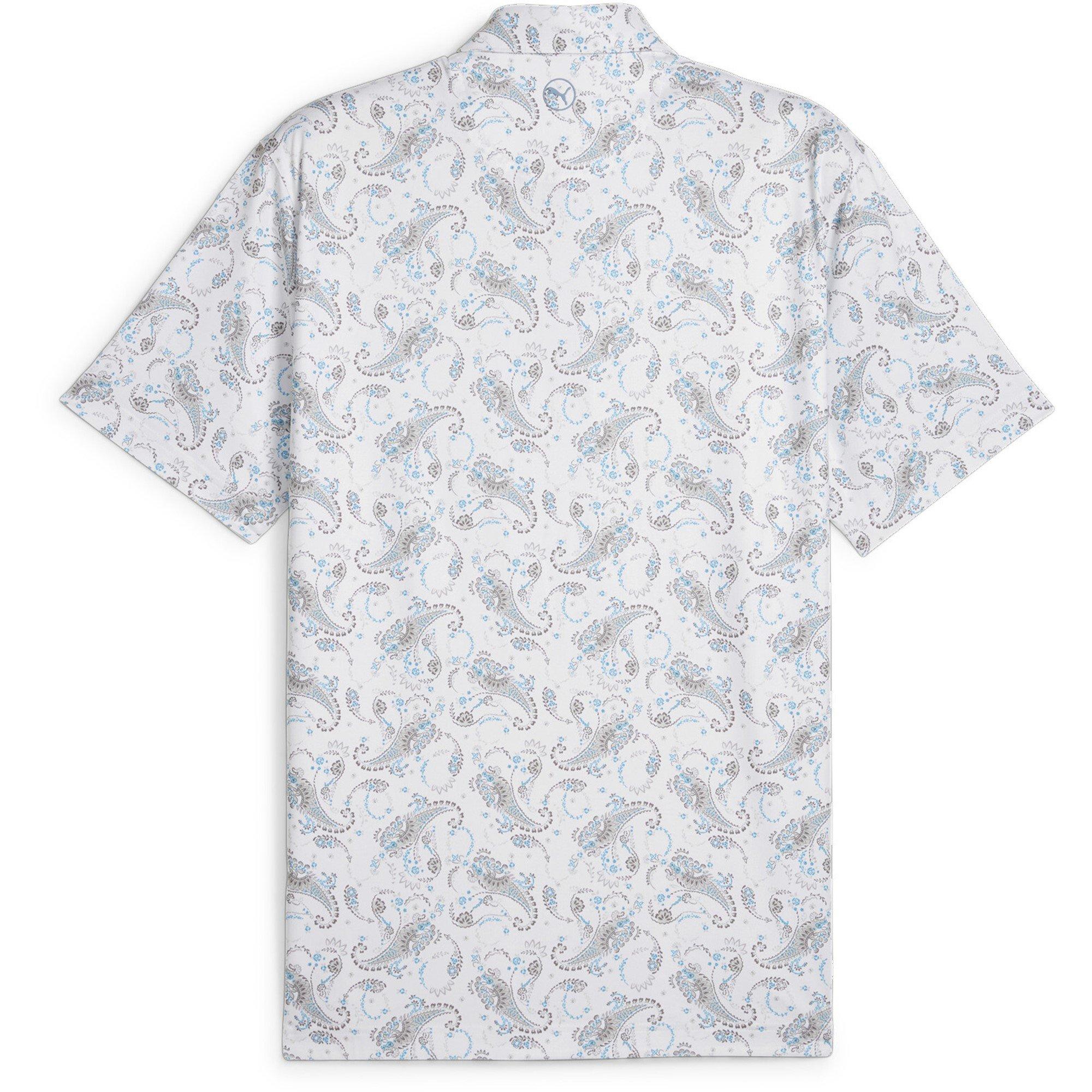Puma Puma Cloudspun Paisley Polo Shirt Mens