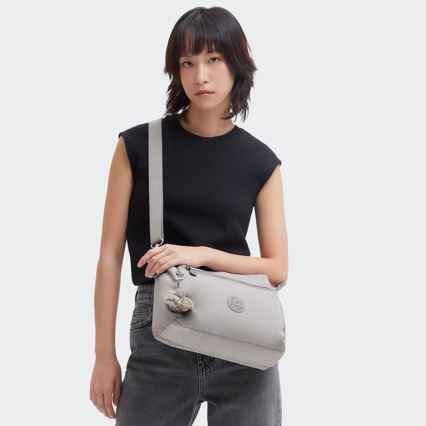 ELYSIA Sac éPaule Format Moyen - Grey Gris