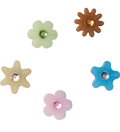 Crocs Anhänger - Erleuchten Flower - 5er-Pack