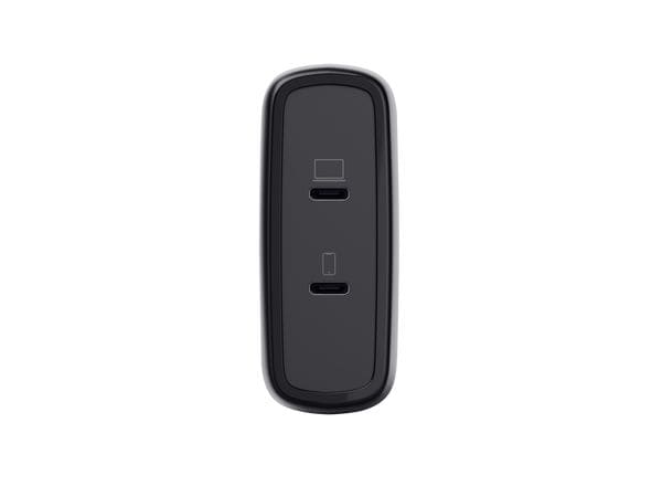 Trust Maxo USB-C-GaN-Ladegerät 100 W mit 2 Anschlüssen Schw GaN-Technologie mit Dual-Port-Ausgang und bis zu 100 W Ladeleistung