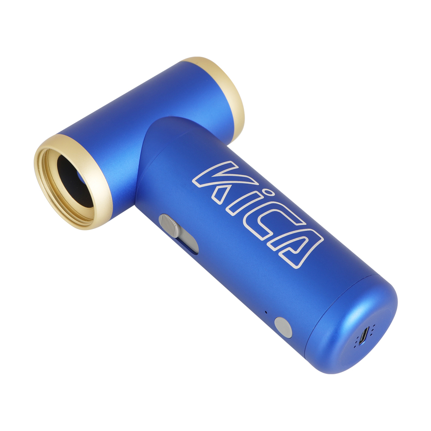1100mAh 2in1 Jet Fan 2 Elektrische Luftpumpe USB Turbo Ventilator Multifunktionsgebläse Drehzahl bis zu 101000 U/min (4000720) - Blau