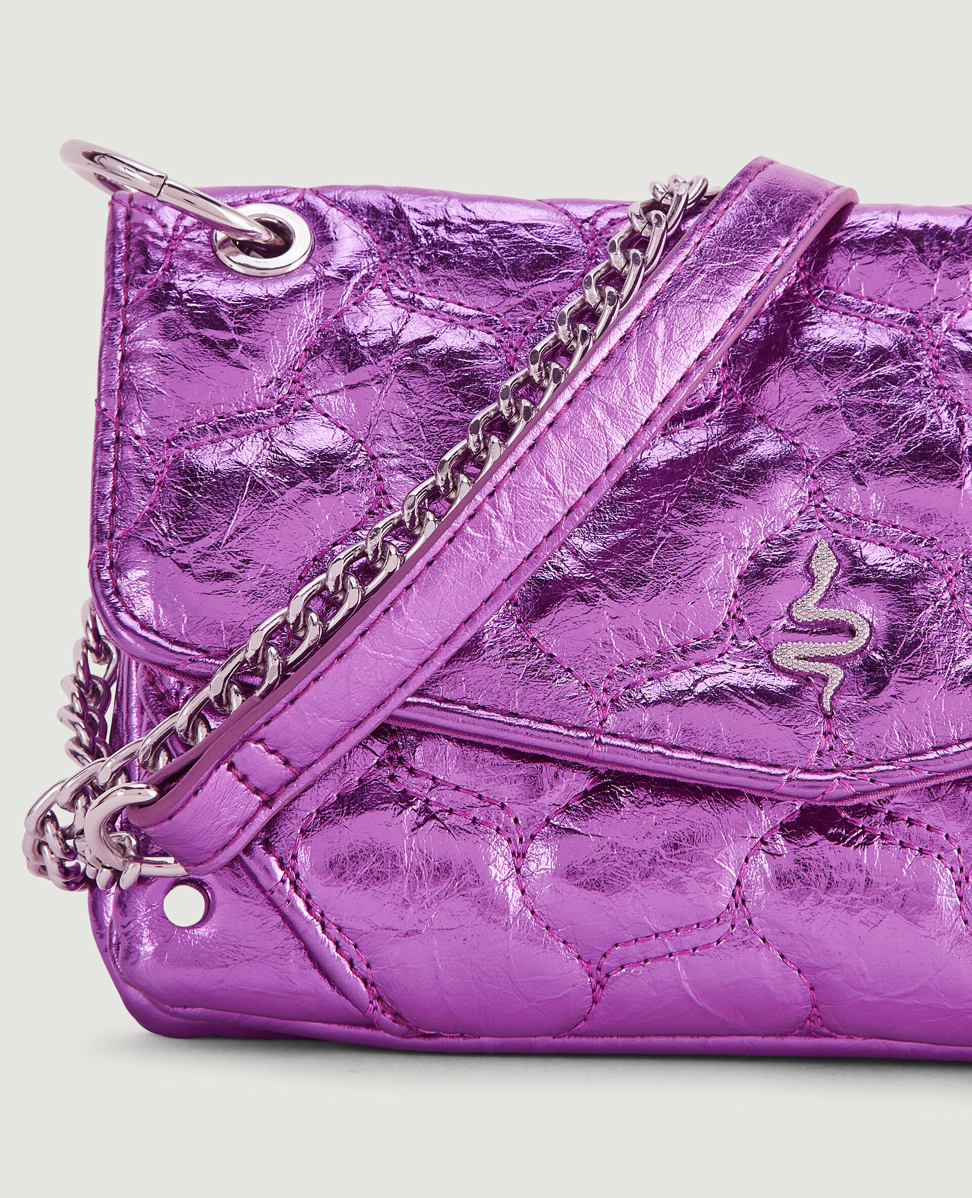 Mini sac matelassé - Lilas