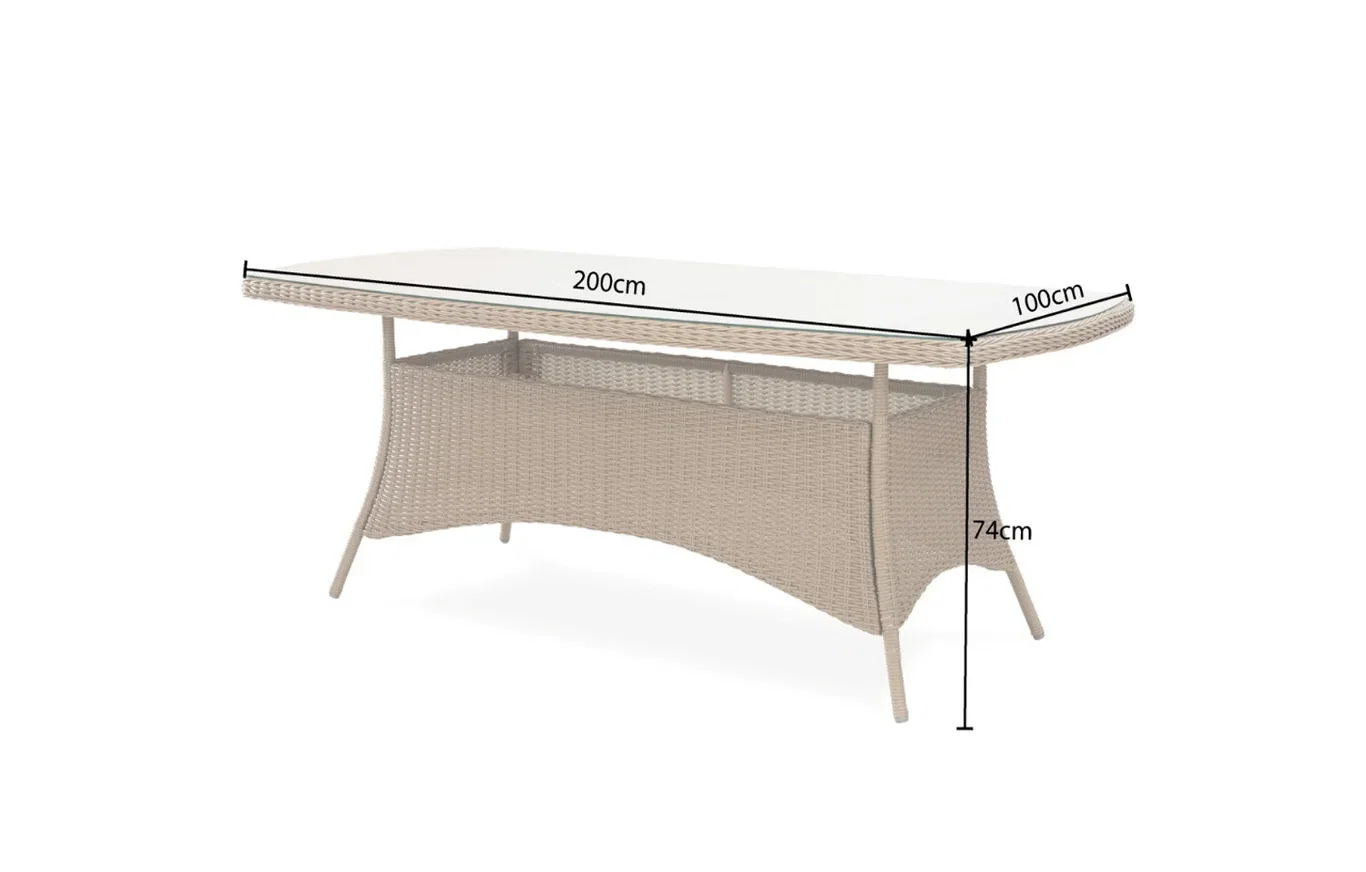 Spisebord Nantes Lengde 200 cm