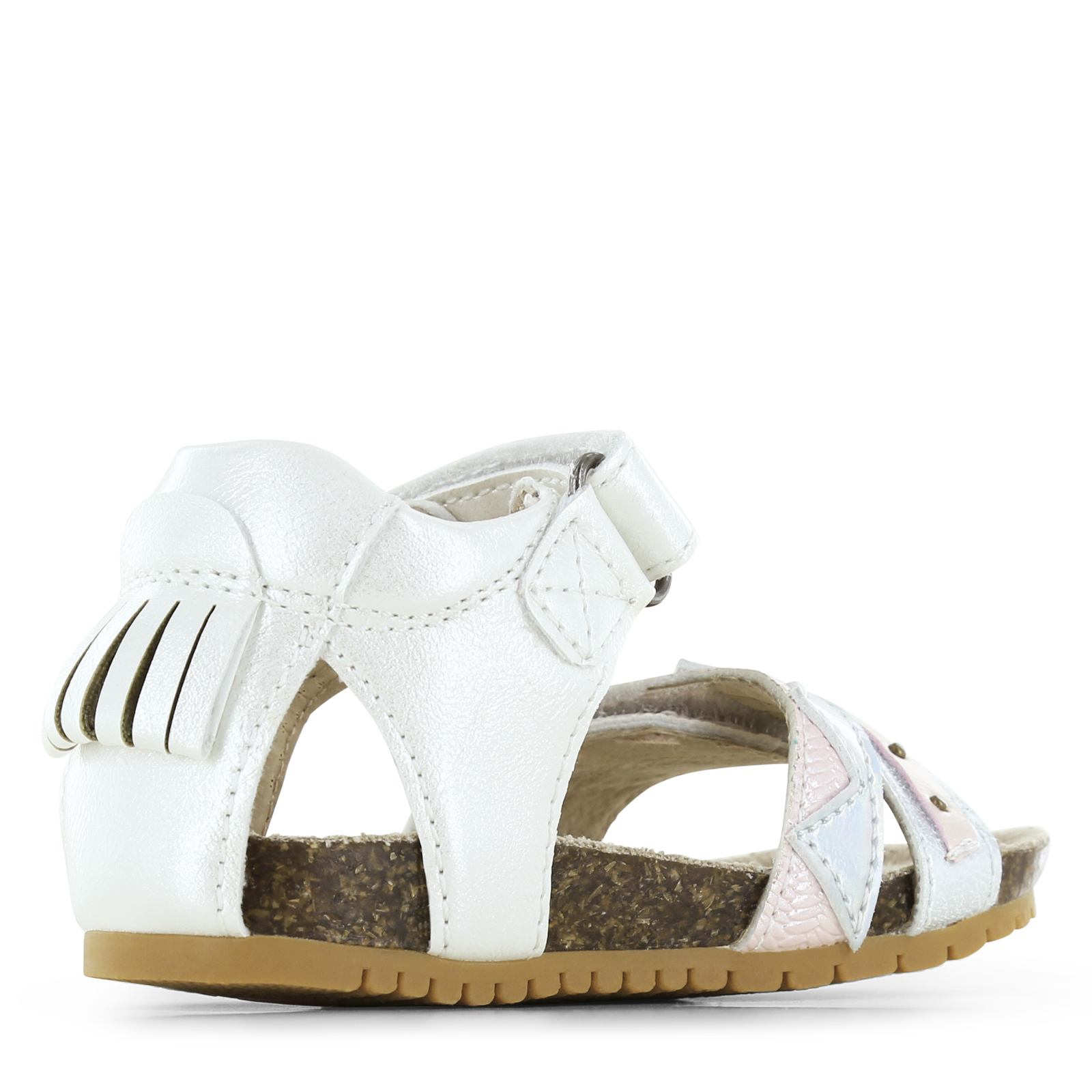 Shoesme parelmoer sandaal Metallic, Microfiber leer | Meisjes schoenen