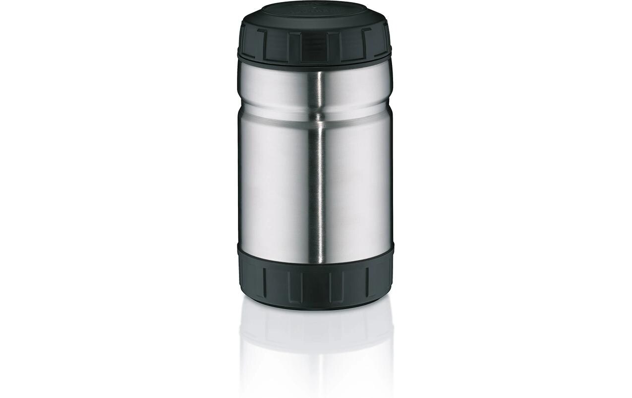 Thermo-Foodbehälter 1 l, SchwarzOutdoor-Behälter aus Edelstahl
