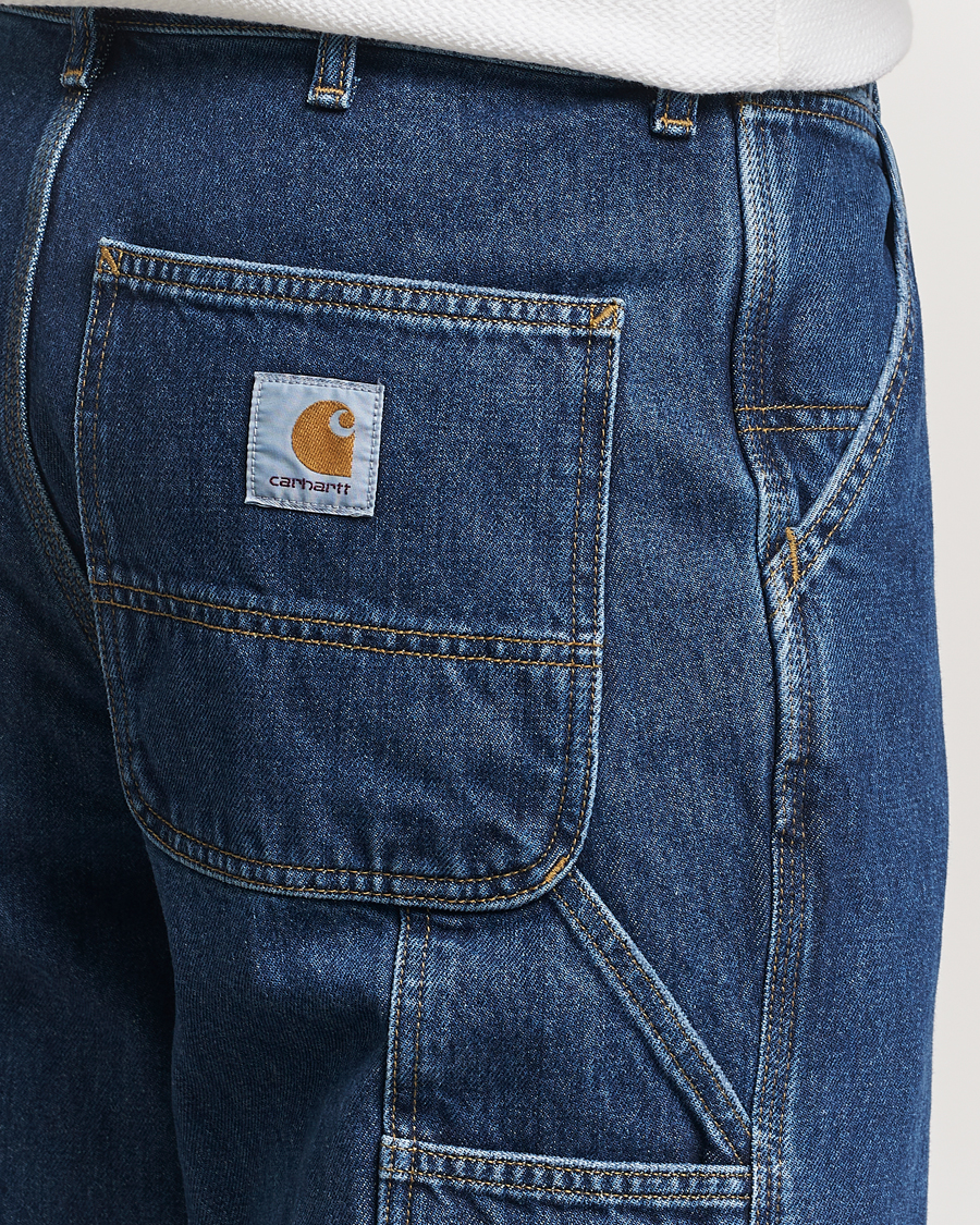 Carhartt WIP Single Knee Smith Denim Pants Blue Stone Washed