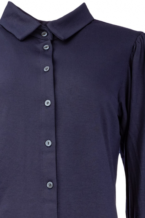 NED blauwe dames blouse