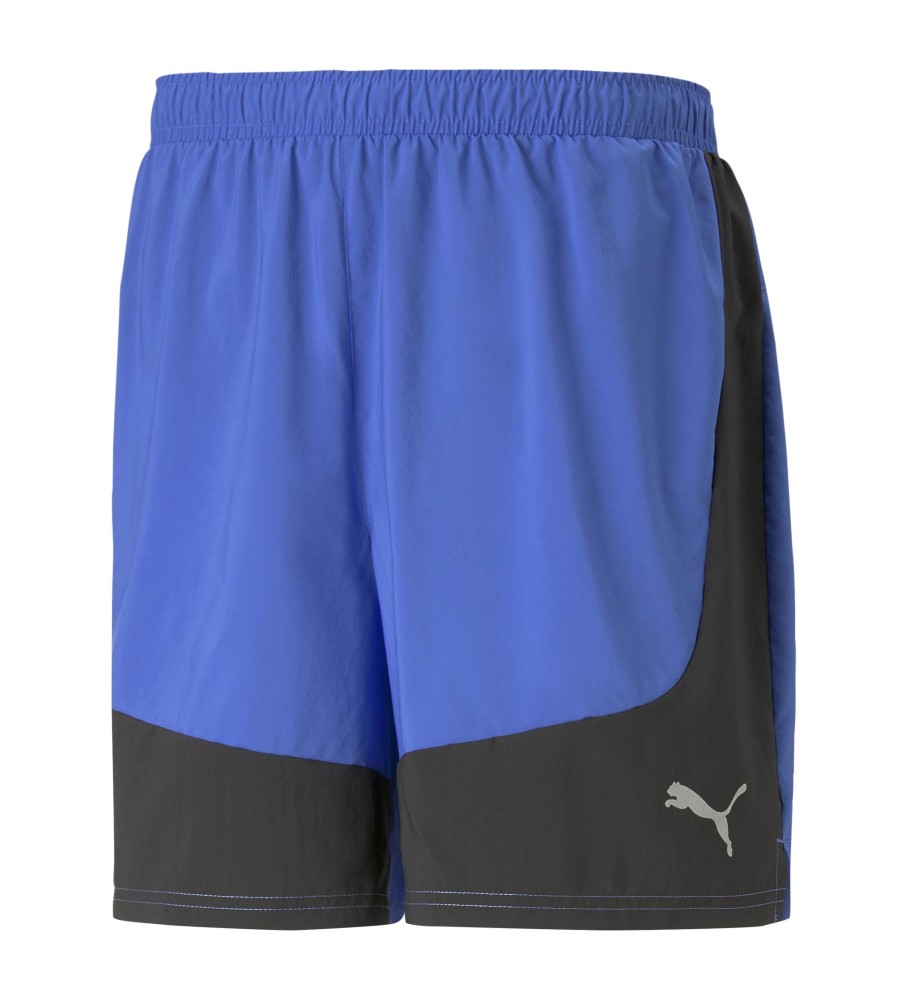 Tênis Puma Short Run Favorite Velocity 7 azul e preto