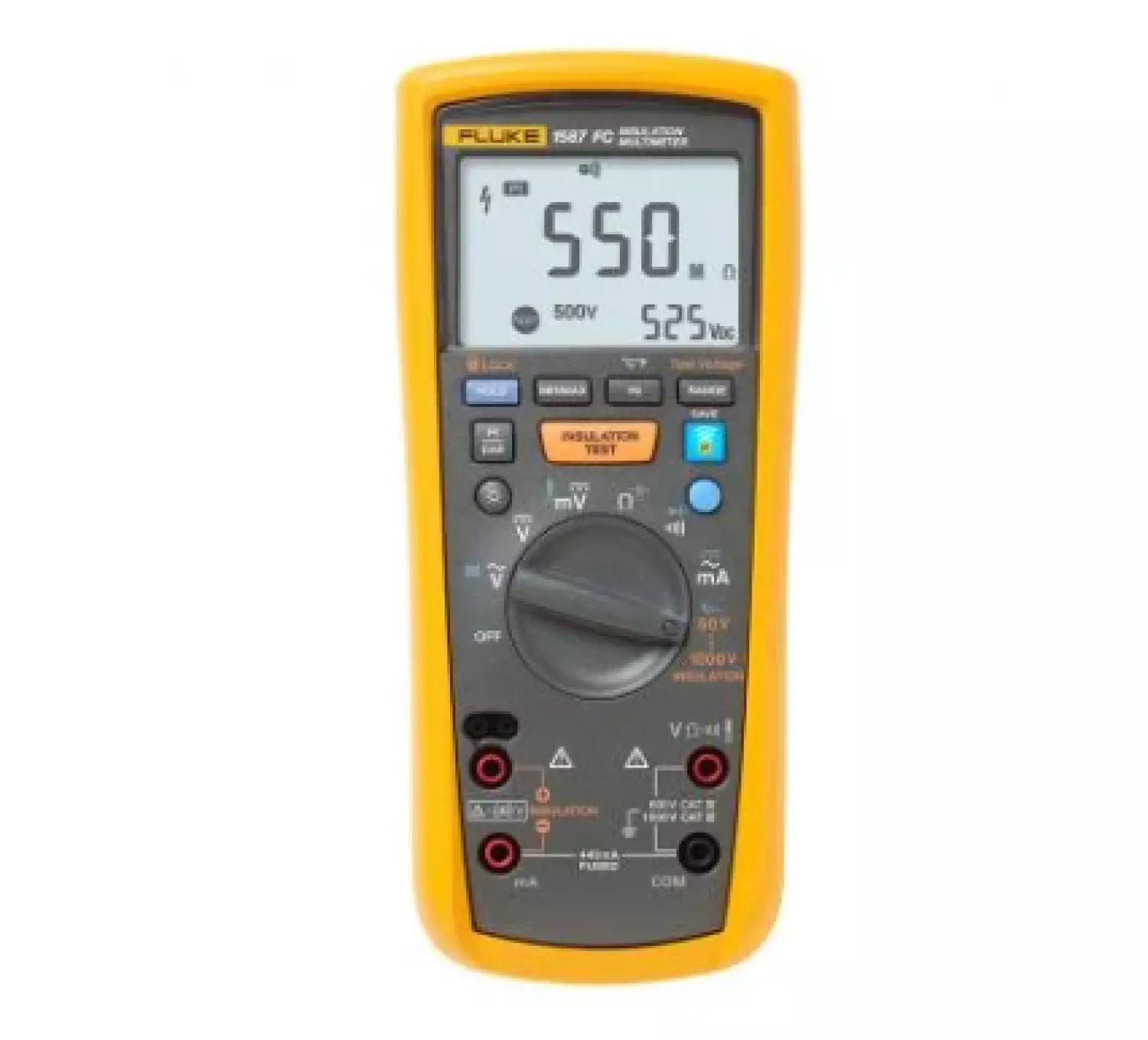 Fluke 1587/I400 FC True-RMS isolatie multimeter in koffer incl. stroomtang - Fluke Connect - AC/DC 1000V & AC 400A