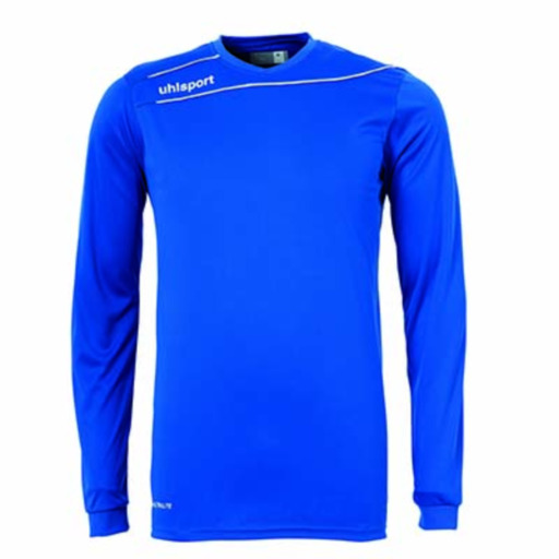Camiseta Stream 3.0 Ml Azul/Branco Uhlsport